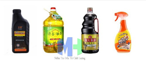 Máy dán nhãn chai vuông 2 mặt tự động